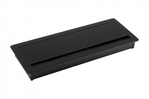 STRONG Cable exit ALU 240x100x29, black