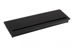 STRONG Cable exit ALU 300x100x29, black