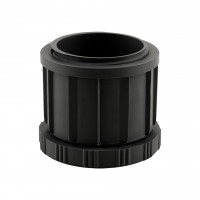 Rectification lower part for leg 60 mm, black