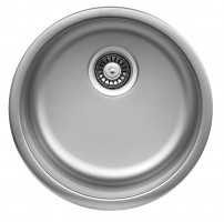 StrongSinks S1 sink Ondava, polished stainless steel round prof. 444mm,top inst.