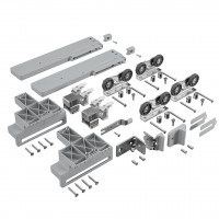 HETTICH 9323130 TopLine 1 set for 2 wings with damping 75 kg