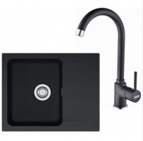 FRANKE Set T29Č OID 611-62 black + FP 9000.071 onyx