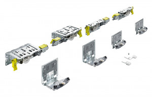 HETTICH 9275740 TopLine XL new STB 19 (17 mm), 40-50/100 kg 2 wings