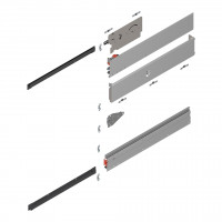 BLUM 801P450E.L2 Revego Uno pocket rail guide, 450 mm, left