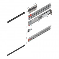 BLUM 801P450E.R2 Revego Uno pocket rail guide, 450 mm, right