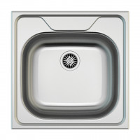 StrongSinks Sink polished stainless steel 480x480, upper assembly