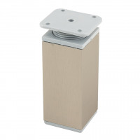 StrongLegs furniture leg FA009, 100Rmm, imitation stainless steel/gray plastic