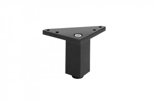 StrongLegs furniture leg FA002, 75Rmm, black matt