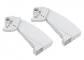 KES 234642 LeMans II silencer white left - 2 pcs