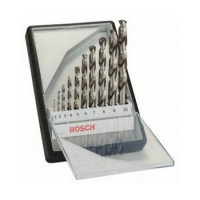 BOSCH 2607010535 Metal drill set HSS-G, Robust Line, 135° 1-10 mm, 10-piece