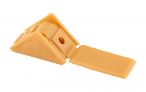 STRONG Connecting angle plastic small beech (10)