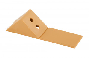 STRONG Connecting angle plastic large beech (10)