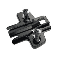 HETTICH 9091801 mounting pad Sensys D=3 euro screw obsidian
