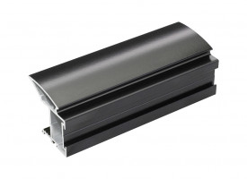 SEVROLL 05910 Arte GM 18 mounting rail 18mm 2.7m black matt