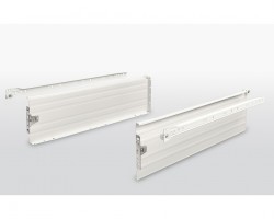 FGV slide with side panel H150/550 mm white