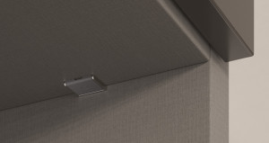 K-IF PK2 PRO 18/19mm support for wooden shelves, nickel/grey