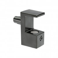 IF-Grace shelf support for glass 8mm, black nickel, 5mm,