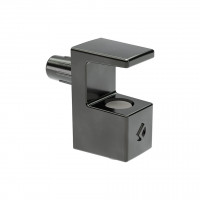 IF-Grace shelf support for glass 5 - 6mm, black nickel, 5mm