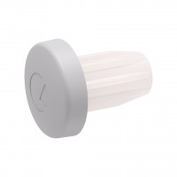 IF-damper door screw 5mm Bi-material gray height 2.5mm