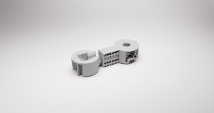 K-IF-Quick Tech 35mm spojovací šroub pracovní desky 64mm + plastový protikus