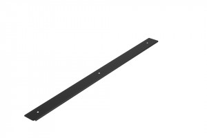 Finishing strip for worktop 38mm left black matt
