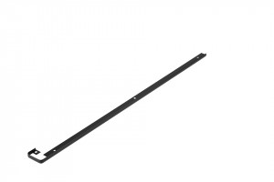 Connecting bar extending to the worktop 38mm L/P black mat