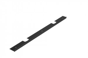 Connecting strip corner/extension for PD 38 "0" radius L/P black mat