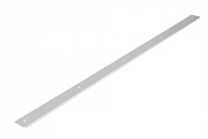 End strip for worktop 38mm length 900mm left aluminum