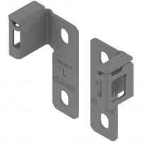 BLUM ZRR.4000 variable reling bracket MERIVOBOX, indium grey, IG-M