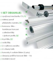 REHAU metallic-line set20mm 900/1500 aluminium