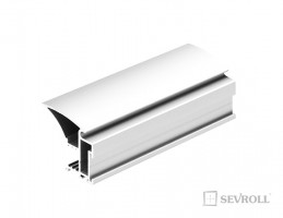 SEVROLL 05900 Fox II handle bar, 10mm, 2.7m white mat