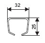 S-profile S40/80 3m steel