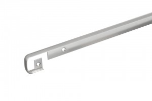 Connecting bar extending to worktop 28 stainless steel L/P