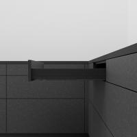 K-Blum Legrabox, Drawer N 550Mm/40Kg, Blumotion/Tob, Black, Expando
