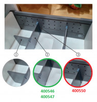 StrongMax 16/18 panel příčného předělu 1100mm, bílá