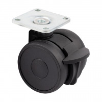 TENTE Linea 50 mm wheel with brake 100 kg, black