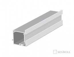 SEVROLL 05326 Pax mounting rail 3m black mat
