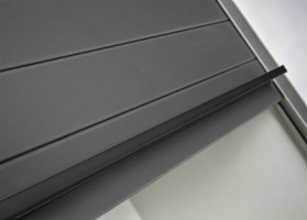 REHAU Handle black onyx for crystal-line 900/1500 mm