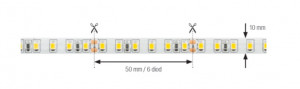 StrongLumio LED strip 14,4W/m 24V CRI90 warm white 120 LED/m