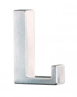 TULIP Hook Egon small E chrome shiny + screws