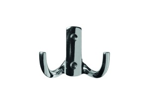 Entry Hook-Marcel E satin chrome + screws