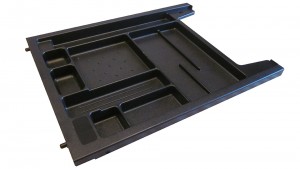 BBP pen tray height 30 mm black plastic 2017