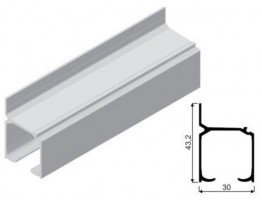 SEVROLL guide Galaxy B 50kg on wall 4m