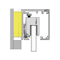 TWIN ASSEMBLY IN FRONT OF THE FRAME (PVC WASHER 3x55x1000mm)