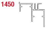 SISCO 1450G bar bottom alu 6000mm