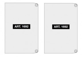 TERNO side caps cover profile (pair) 1694/A/2