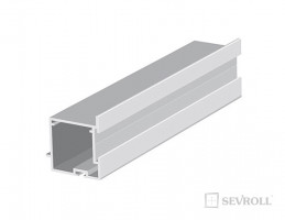SEVROLL 05325 Pax mounting rail 2.7m black mat