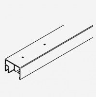 HAWA 057.3084.350 Porta 100 GWF upper line 3.5m anodized