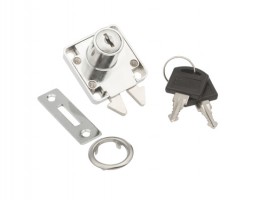 StrongLocks lock for sliding door, chrome