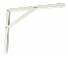 Folding bracket 400mm white